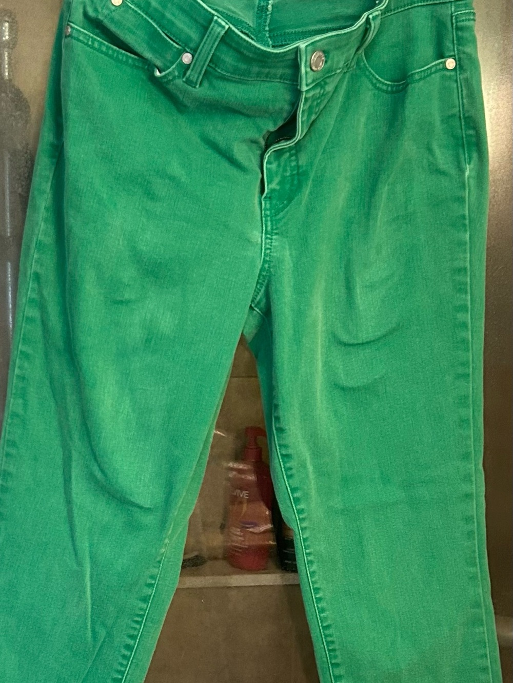 Talbots Emerald Green Cropped Jeans